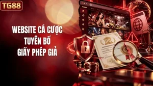 website cá cược tuyên bố giấy phép giả